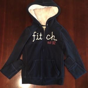 Kids Abercrombie & Fitch Fuzzy Jacket